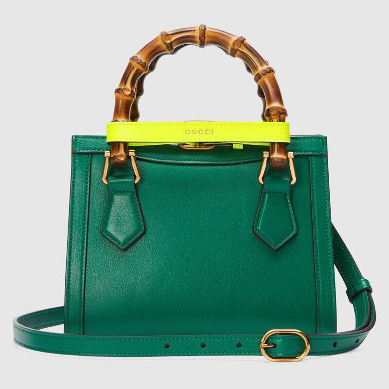 Gucci Diana Mini Tote Bag Shoulder Bag 655661 Green